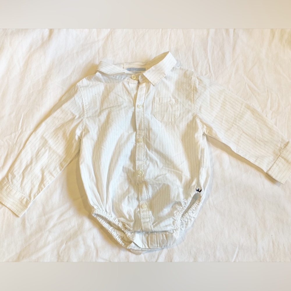 Janie and Jack button down onesie